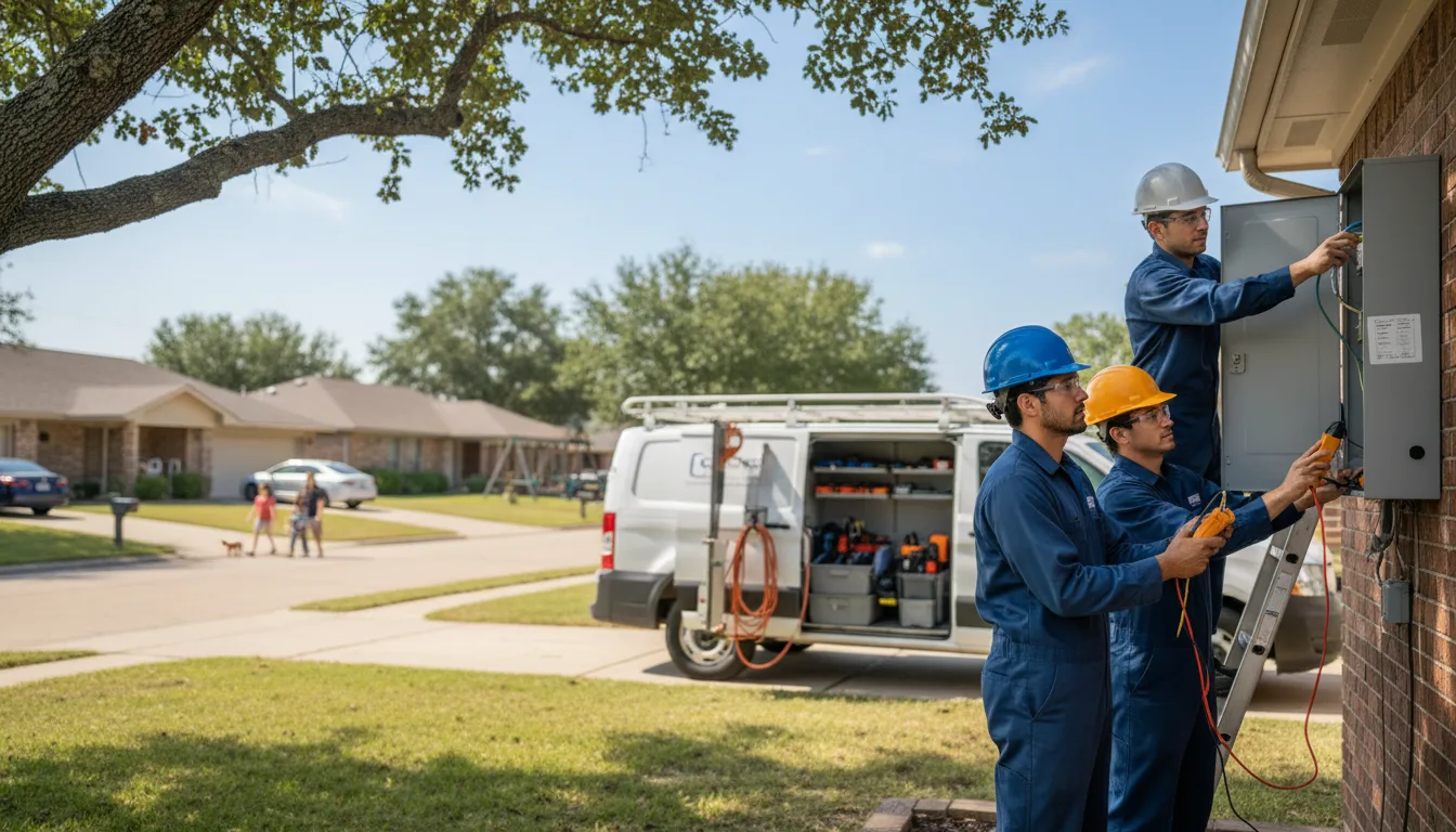 Certified electrician providing emergency electrical services in Chambersville, PA